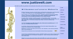 Desktop Screenshot of justizwelt.com
