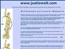 Tablet Screenshot of justizwelt.com